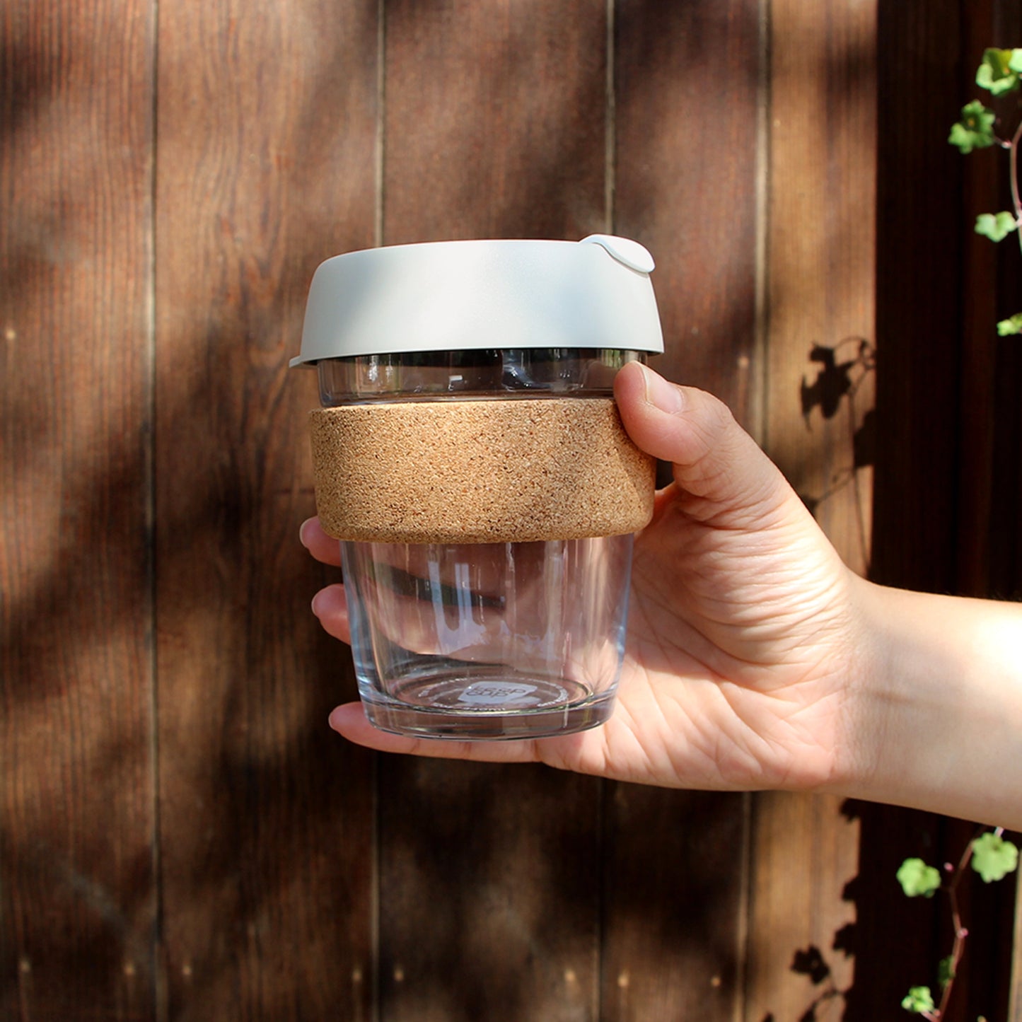 KeepCup Brew Cork M Taza Reutilizable De Vidrio 12oz 340ml