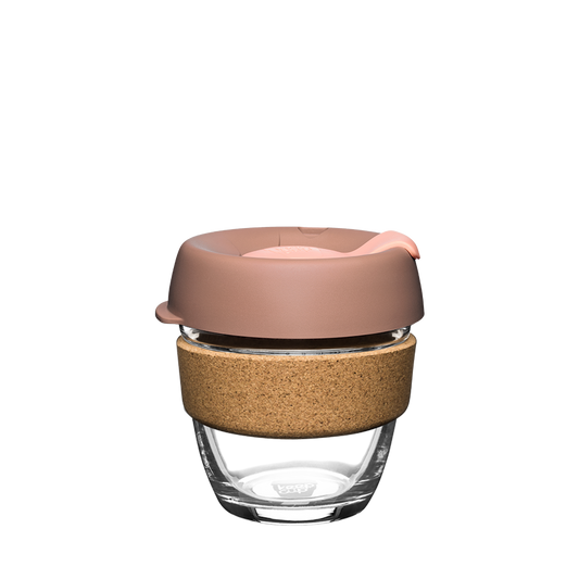 KeepCup Brew Cork S Taza Reutilizable De Vidrio 8oz 227ml Frappe