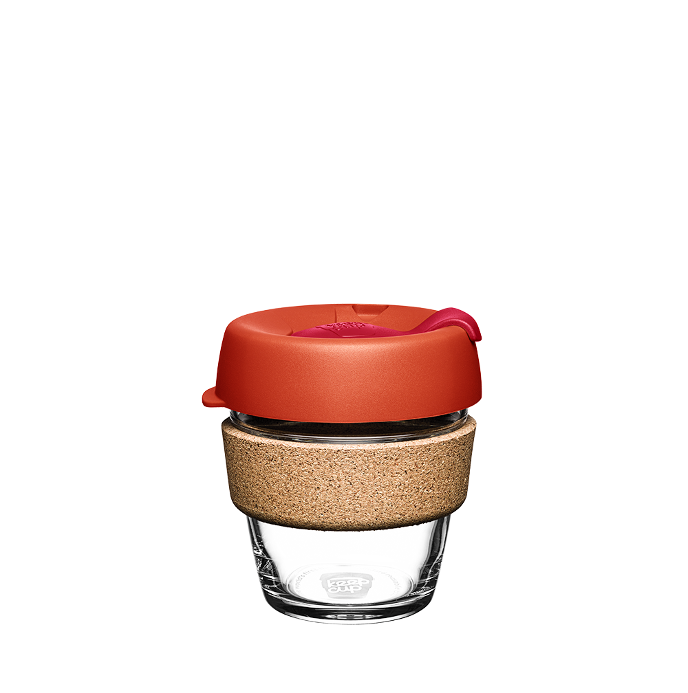 KeepCup Brew Cork XS Taza Reutilizable De Vidrio 6oz 177ml Daybreak