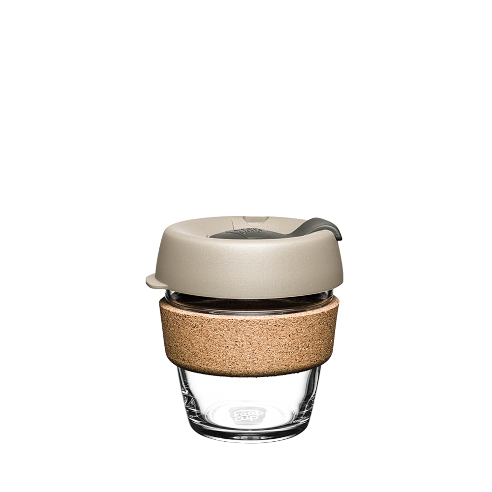 KeepCup Brew Cork XS Taza Reutilizable De Vidrio 6oz 177ml Filter