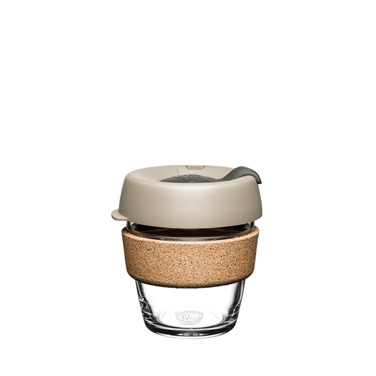 KeepCup Brew Cork XS Taza Reutilizable De Vidrio 6oz 177ml Filter