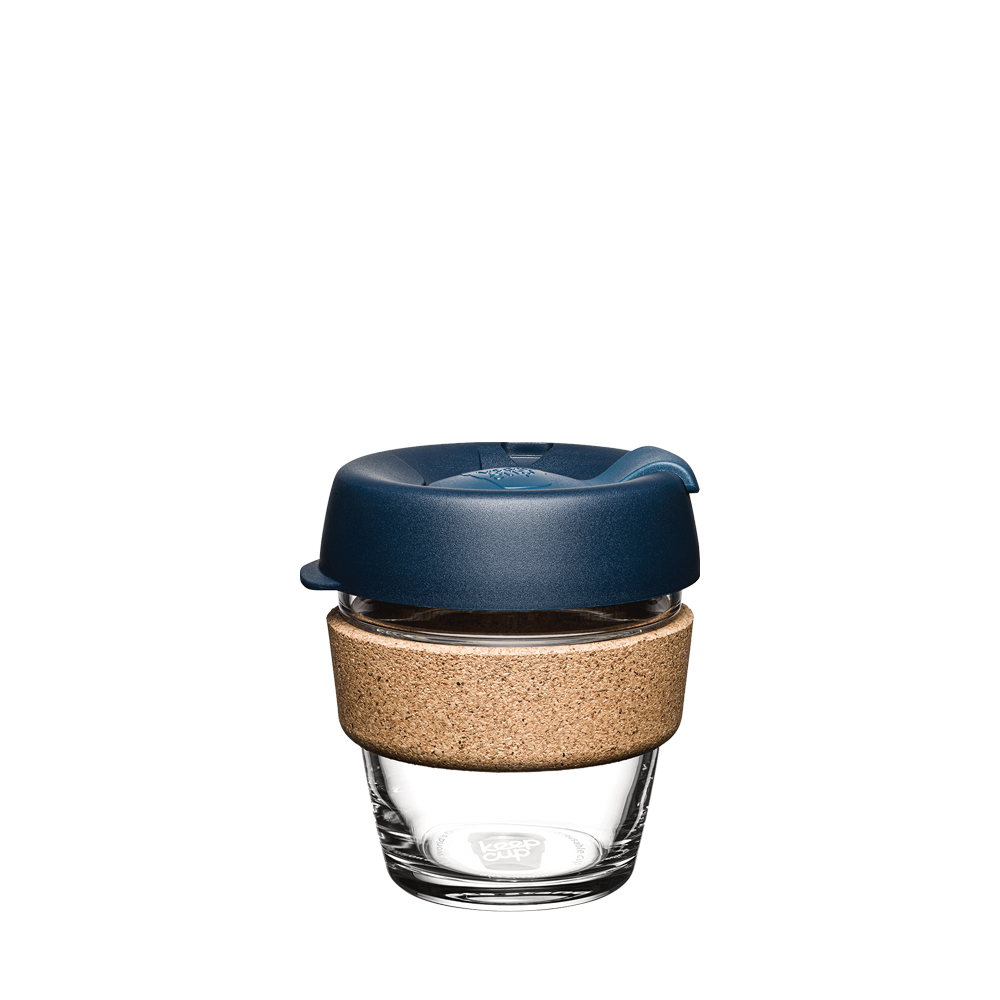 KeepCup Brew Cork XS Taza Reutilizable De Vidrio 6oz 177ml Spruce