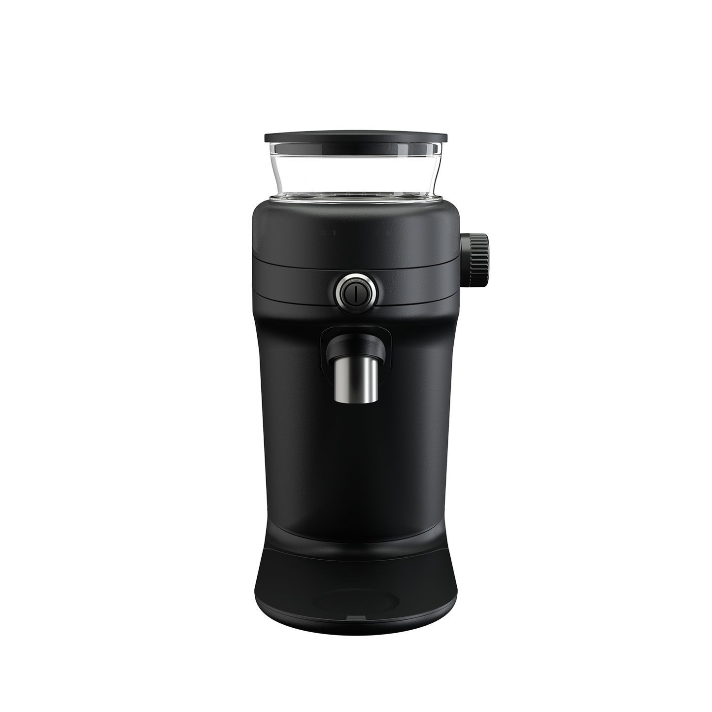 Mahlkönig X64 SD negro con extensión de tolva de mayor capacidad, vista frontal