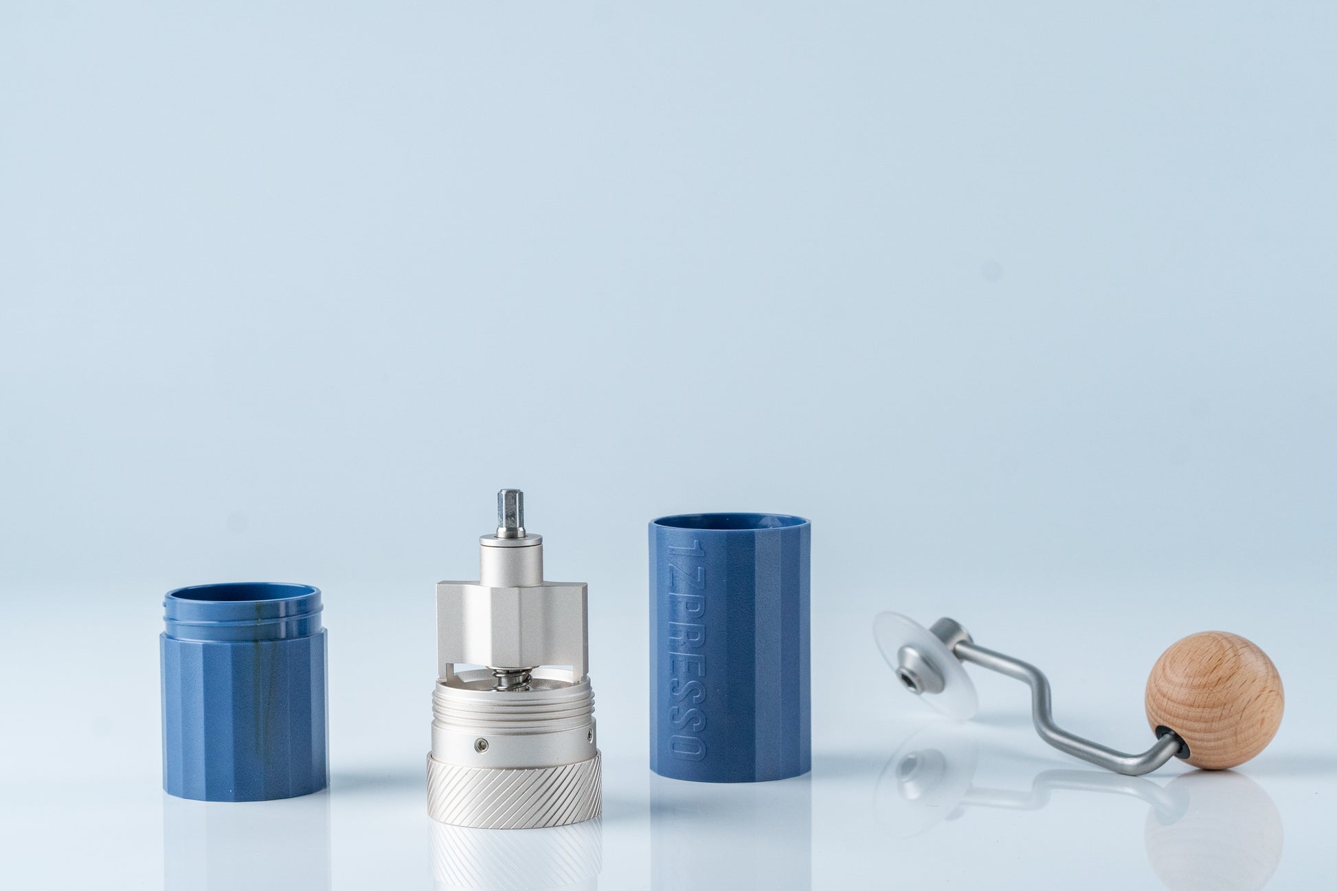 1Zpresso Q-Air Molino de cafe manual Blue 5