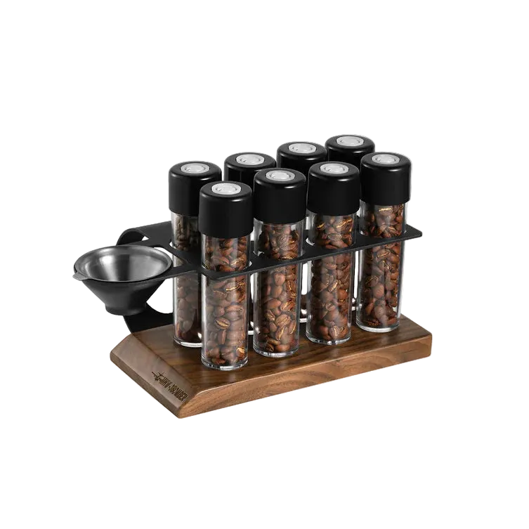 MHW-3BOMBER Energy Coffee Beans Storage Tubes Set | Set de 8 Tubos para Café