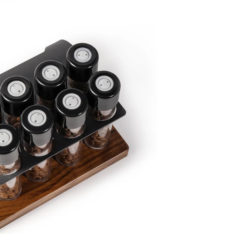 MHW-3BOMBER Energy Coffee Beans Storage Tubes Set | Set de 8 Tubos para Café
