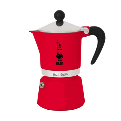 Cafetera Bialetti Moka Rainbow Red