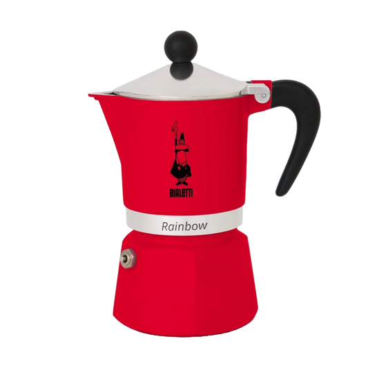 Cafetera Bialetti Moka Rainbow Red