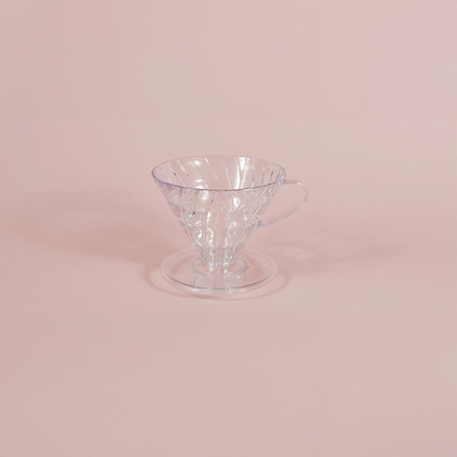 Hario V60 gotero de café de plástico 02 Transparente