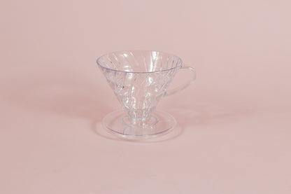 Hario V60 gotero de café de plástico 02 Transparente