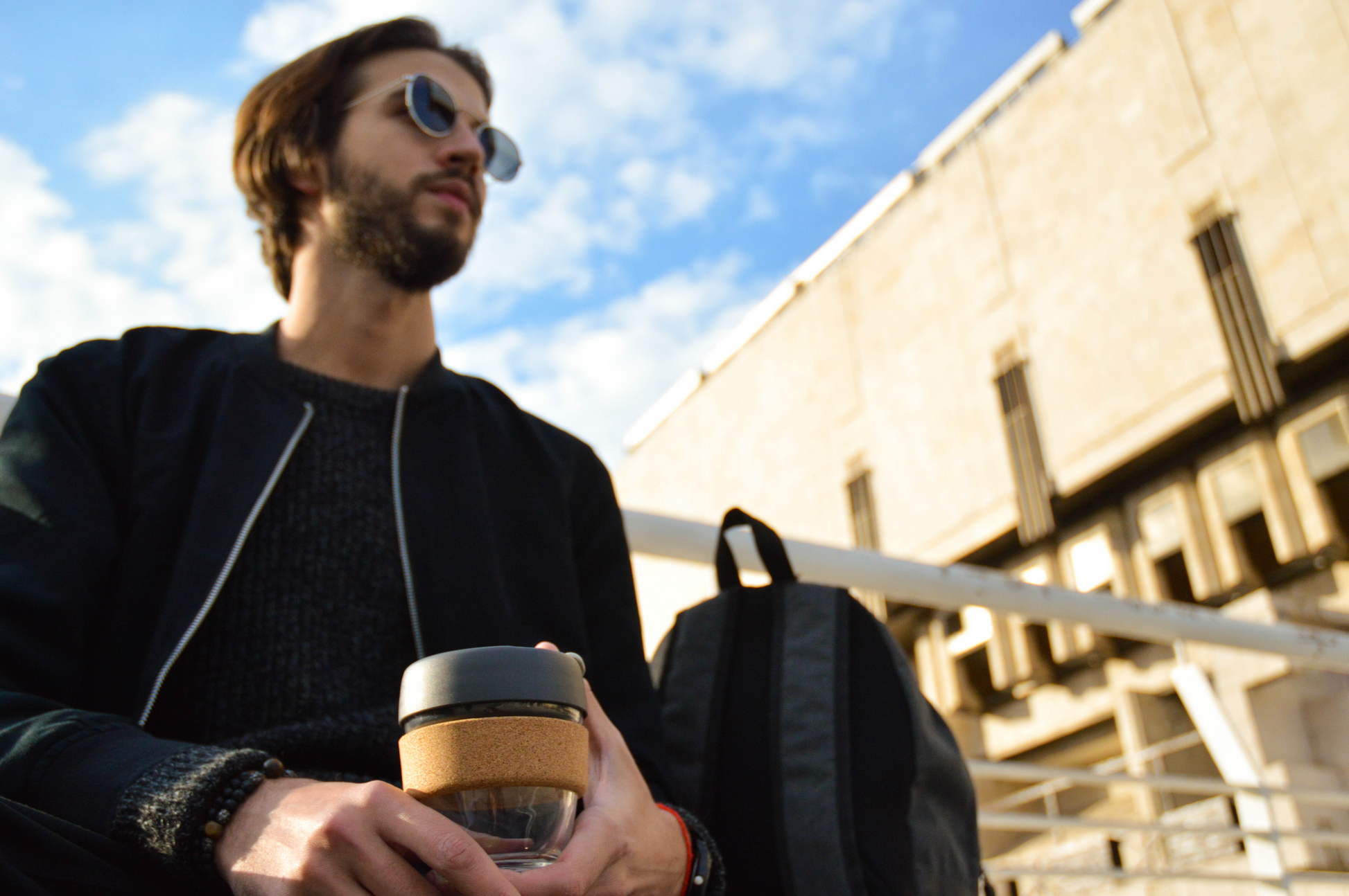 KeepCup Brew Cork S Taza Reutilizable De Vidrio 8oz 227ml