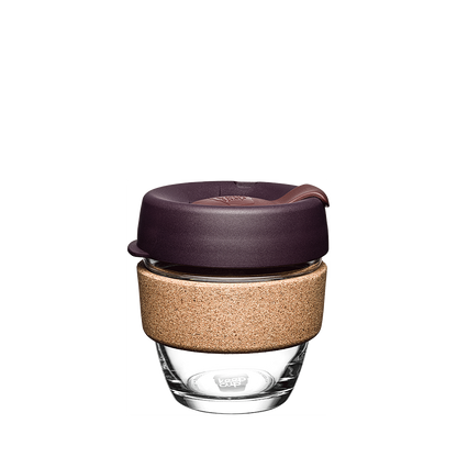 KeepCup Brew Cork S Taza Reutilizable De Vidrio 8oz 227ml Alder