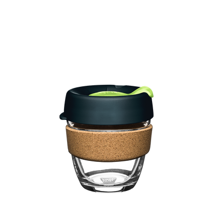 KeepCup Brew Cork S Taza Reutilizable De Vidrio 8oz 227ml Deep