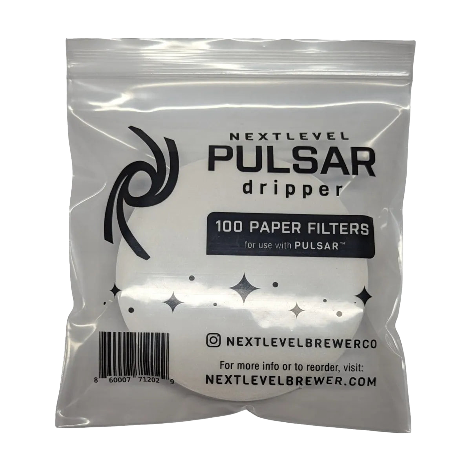 Filtros de Papel para cafetera por goteo NextLevel Pulsar Brewer Premium Paper Filter