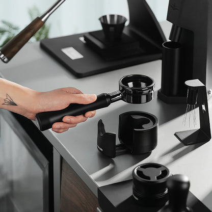 Portafiltro sin fondo MHW-3BOMBER Astra 54mm para Breville — mango negro – vista 4