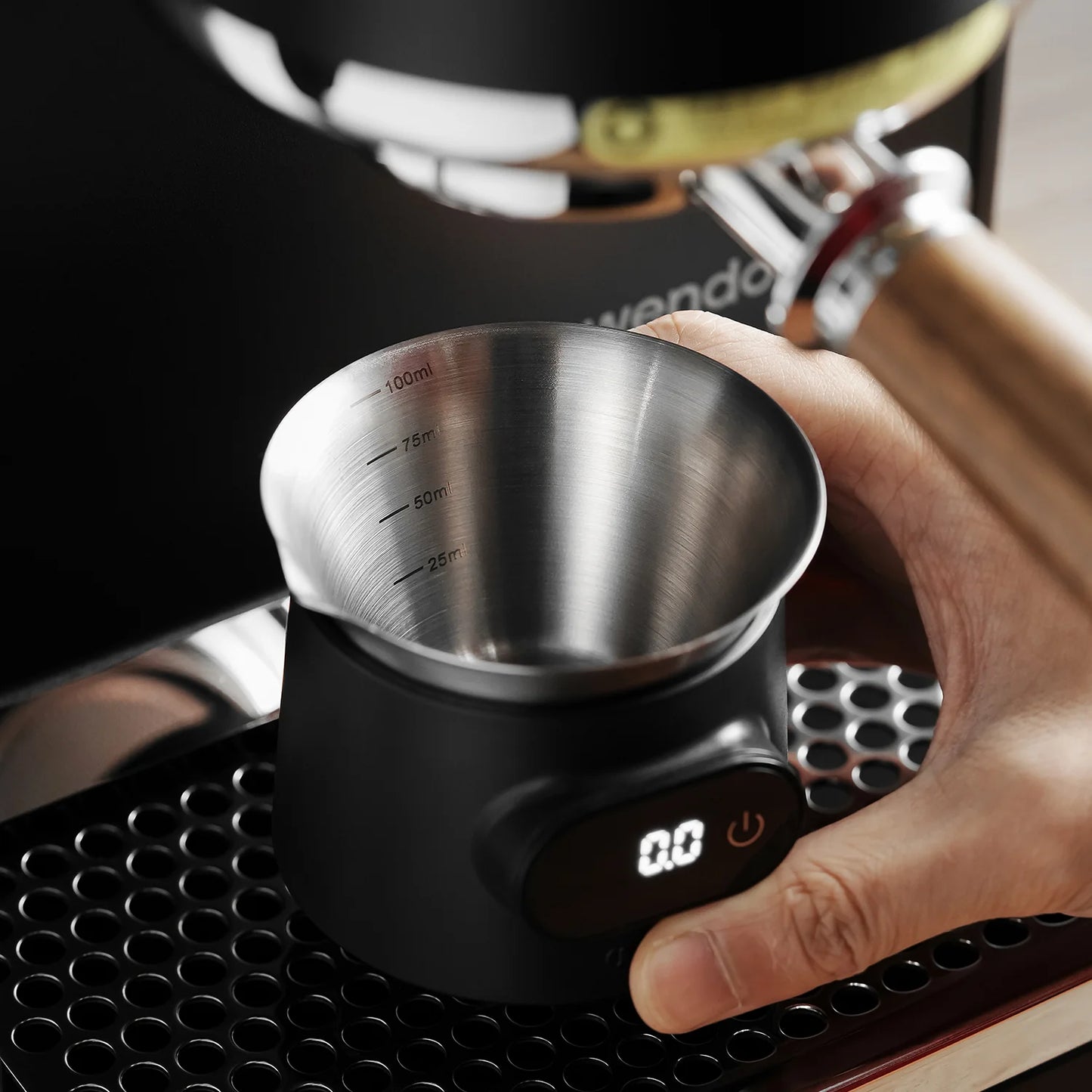 Báscula para espresso MHW-3BOMBER ESP con vaso integrado – vista 6