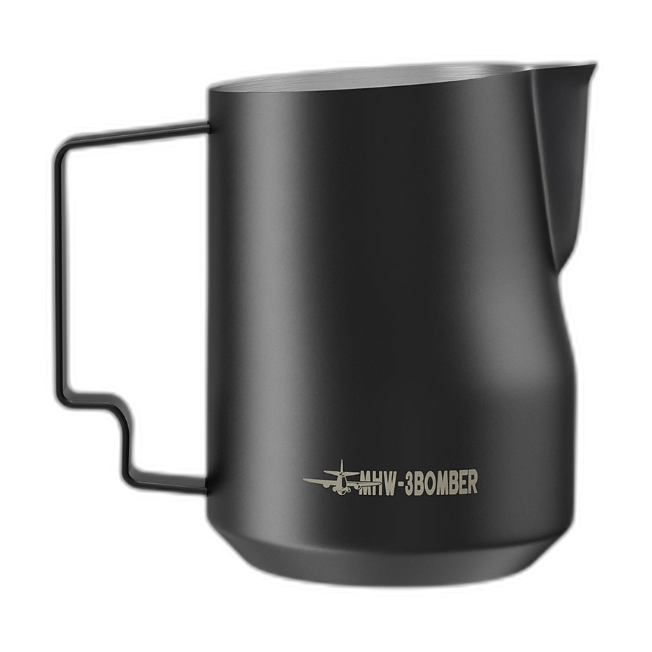 MHW-3BOMBER Turbo Milk Pitcher 350ml Matte Black