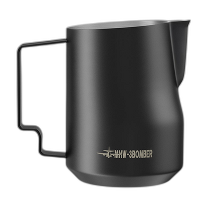 MHW-3BOMBER Turbo Milk Pitcher 350ml Matte Black