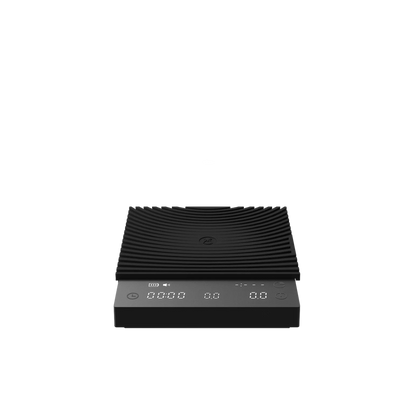 Báscula TIMEMORE Black Mirror Basic 3 con pantalla LED encendida