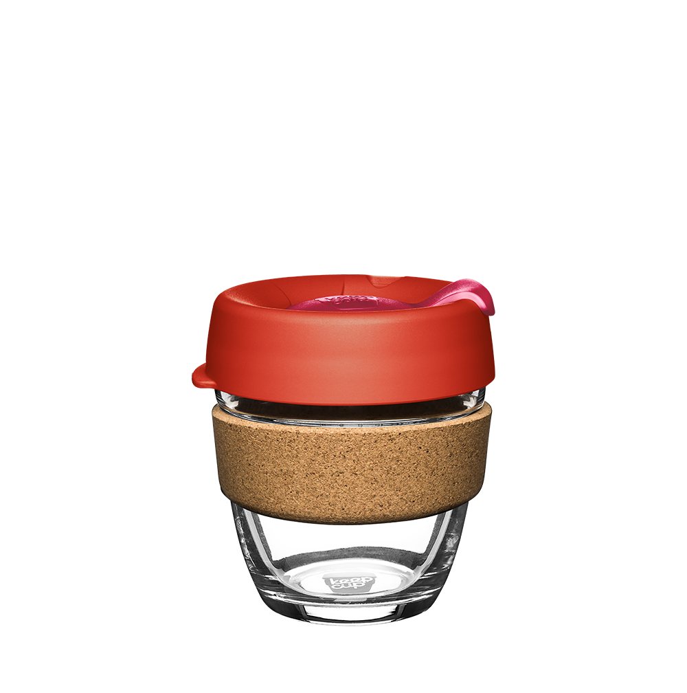 KeepCup Brew Cork S Taza Reutilizable De Vidrio 8oz 227ml Daybreak