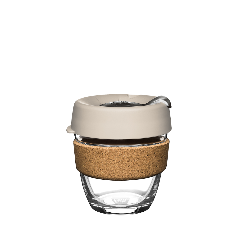 KeepCup Brew Cork S Taza Reutilizable De Vidrio 8oz 227ml Filter