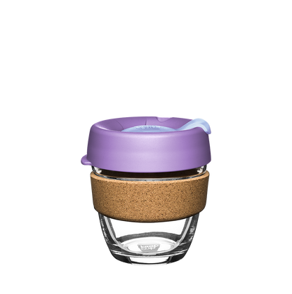 KeepCup Brew Cork S Taza Reutilizable De Vidrio 8oz 227ml Moonlight